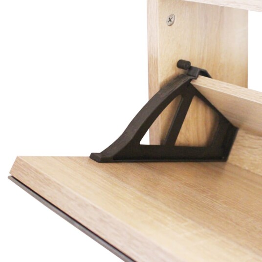 vidaXL Skoskap 3 h?yder speil eik 63x17x102,5 cm