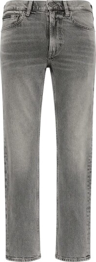 Calvin Klein Slim Straight Smooth Granite Jea Grey 36 x 32