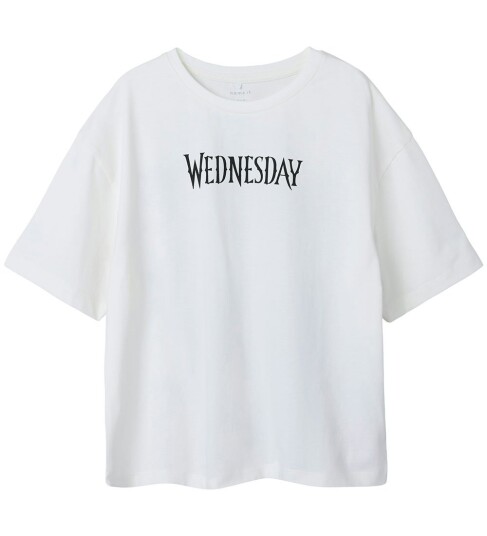 Name It T skjorte Nkfdyp Wednesday SS Rlx Top Box Noo Hvit Name It T skjorte Nkfdyp Wednesday SS Rlx Top Box Noo Hvit
