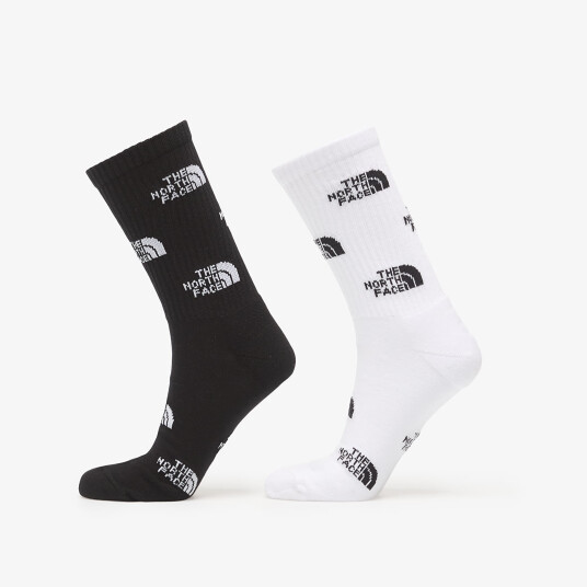 The North Face Everyday Crew Logo Socks - 2p TNF Black/TNF White XS (35-37) The North Face Everyday Crew Logo Socks - 2p TNF Black/TNF White XS (35-37)
