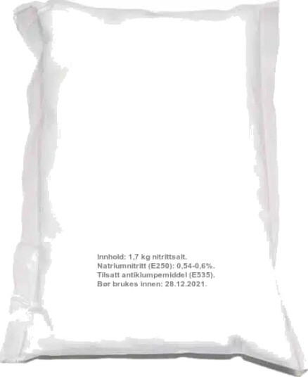 Nitrittsalt 0,6% Natriumnitritt - 2kg Nitrittsalt 0,6% Natriumnitritt - 2kg