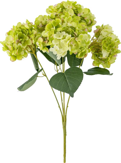 Bloomingville Hydrangea Stem White Green H49CM Bloomingville Hydrangea Stem White Green H49CM