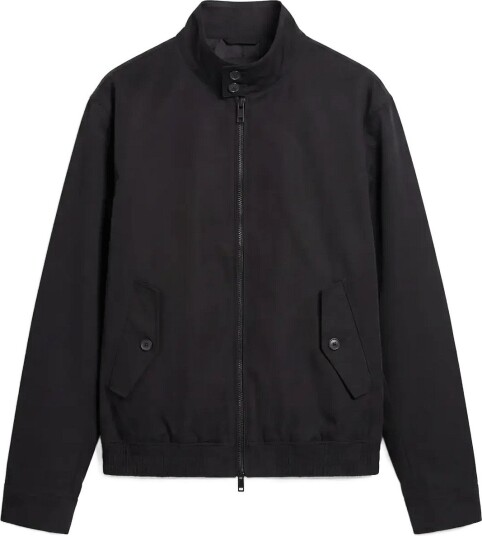 Calvin Klein Ls Cotton Nylon Harrington Jkt Black S