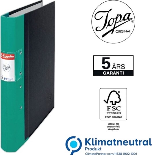 ESSELTE Pärm Jopa A4/40 Grön