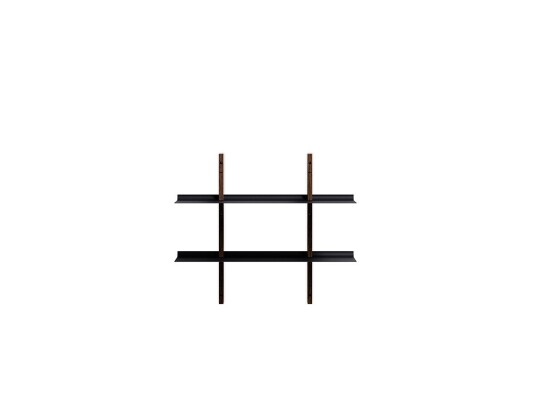 Eva Solo Smile Hylle Set Small Smoked Oak/Black Lampemesteren