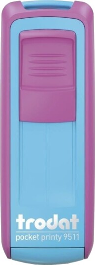 Trodat Trodat Stempel Trodat Pocket Printy 9511 Rosa/Turkis