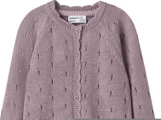 Name It Cardigan Strikk NmfWrilla Paddehatter Name It 3 år (98) Cardigan Lilla