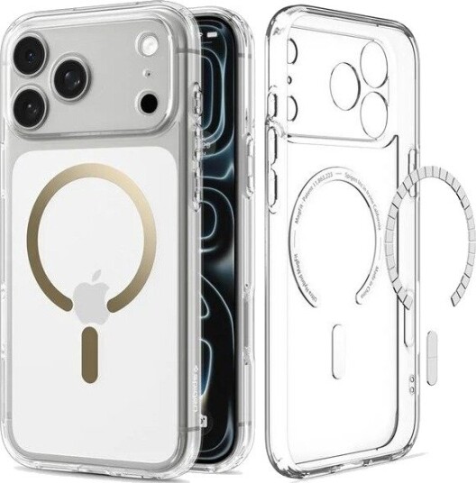 Spigen Ultra Hybrid MagSafe - clear gold - iPhone 18 Pro/17 Pro