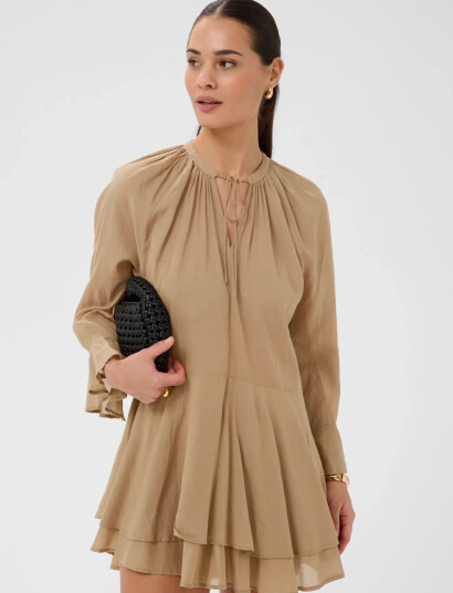 Kaffe Kaflora Dress Brown 42