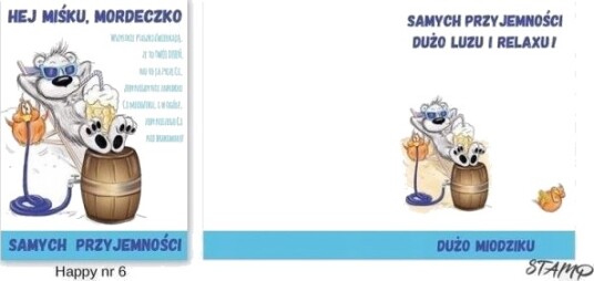 Stamp Gratulasjonskort Happy B6 + Konvolutt Mønster Nr 06 Stamp Gratulasjonskort Happy B6 + Konvolutt Mønster Nr 06