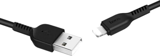 Hoco Usb-Kabel Usb-A Til Lightning 1 M Svart 6957531068808
