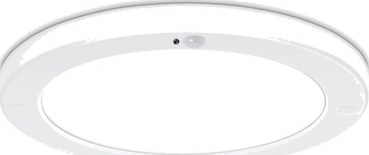 Aneta Lighting ECO Light 71228 70 Plafond med PIR /lux sensor Ø220x18 mm hvit Belysning