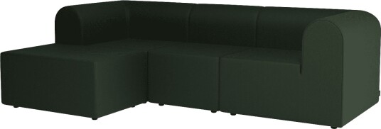Montana Paradigm 3 seters Sofa med Puff Venstre S975 Steelcut975 Montana Paradigm 3 seters Sofa med Puff Venstre S975 Steelcut975