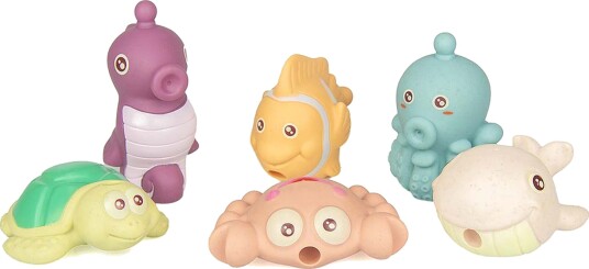 Le Toft Marine Animals Badeleker 6-Pack