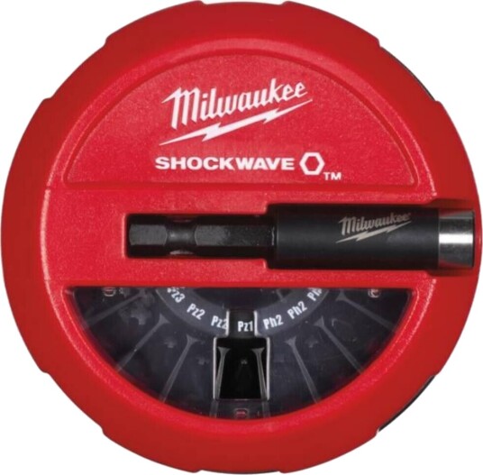 Milwaukee 15-Deler Shockwave Impact Duty Bitsett for Elektroverktøy