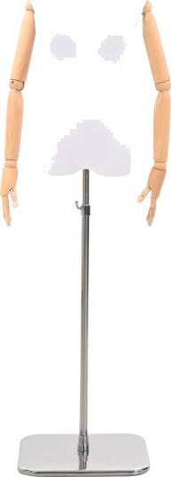 vidaXL Justerbar mannequin 165-213 cm med base Hunn PP Hvit vidaXL Justerbar mannequin 165-213 cm med base Hunn PP Hvit