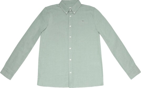 Gant Kids Shield Oxford Shirt - DARK MOSS GREEN - 128