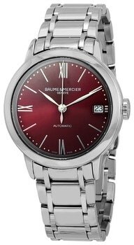 Baume & Mercier Dameklokke M0A10691 Classima Rød/Stål Ø34 mm