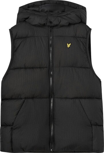 Lyle & Scott Vest Ripstop Quilted Gilet Svart