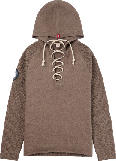Amundsen Boiled Hoodie Laced Herre Dark Desert L