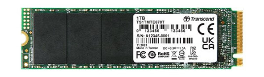 Transcend Mte670t, 512 Gb, M.2, 2100 Mb/S