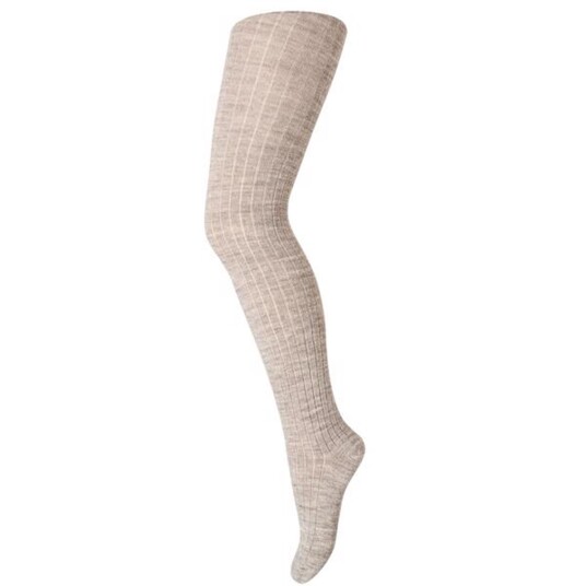 MP 128 Wool Rib Tights 489 Light Brown 7-8 år/130