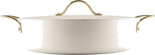 Heirol Royal Pearl gryte med lokk 4,1L hvit