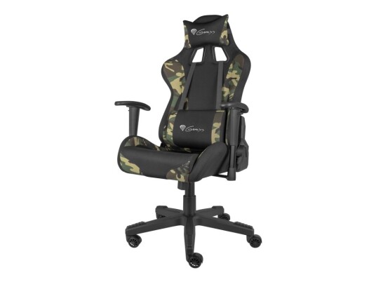 Genesis Nitro 560 - Stol - Armlener - Tipping - Roterende - Stoff - Svart Grønn Brun