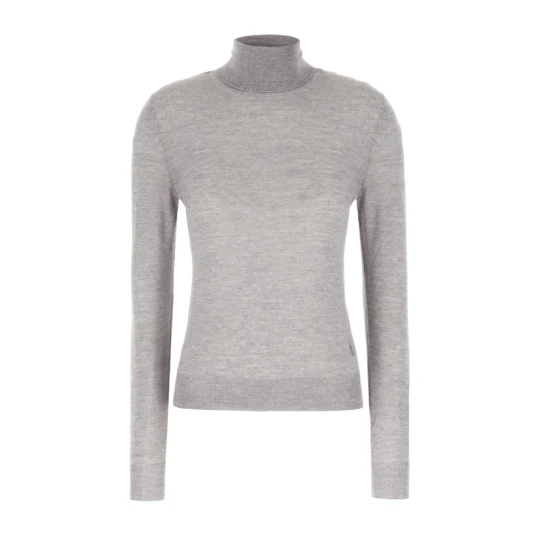 Saint Laurent, Dame, Strikkevarer, Grå, S, Saint Laurent, Dame, Strikkevarer, Grå, S,