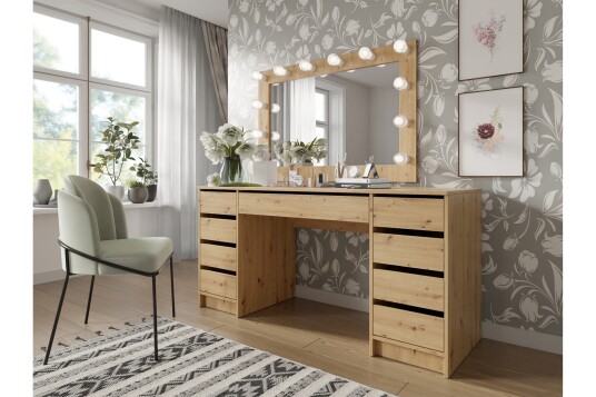 Adrash Skrivebord 55x154 cm Brun