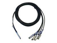 Cisco Direct-Attach Breakout Cable - nettverkskabel - 3 m - grå
