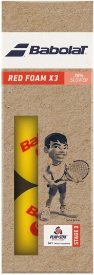 Babolat 3-pack Red Foam