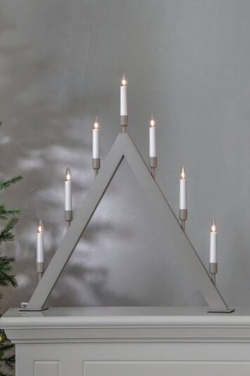 Lysestake Vind høyde 63 cm Beige