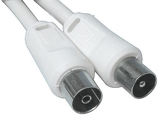 Macab 386201 TV radioledning 100 dB IEC hann/hunn 1,5 m Stikkontakter & kabler