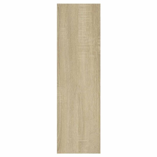 vidaXL Vegghylle sonoma eik 75x16x55 cm sponplate