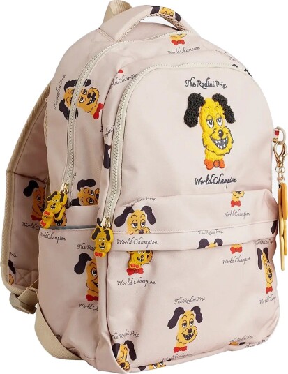 Mini Rodini Rodini Prix Aop School Backpack BEIGE One Size Mini Rodini Rodini Prix Aop School Backpack BEIGE One Size
