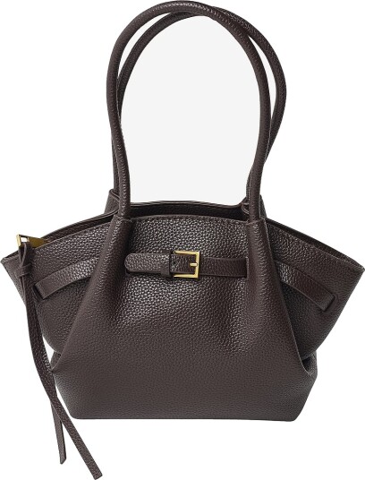 Gina Tricot Håndveske Mini Fold Detail Bag Brun