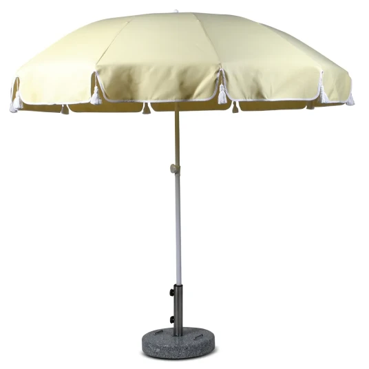 Fri Form Parasoll 220 cm med dusker lightyellow 34