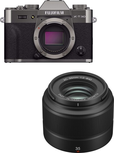 Fujifilm X-T30 III Digitalkamera Hus Charcoal Silver 26,1 MP