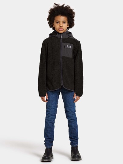Didriksons Exa Kids Fz 2 Black Black 120