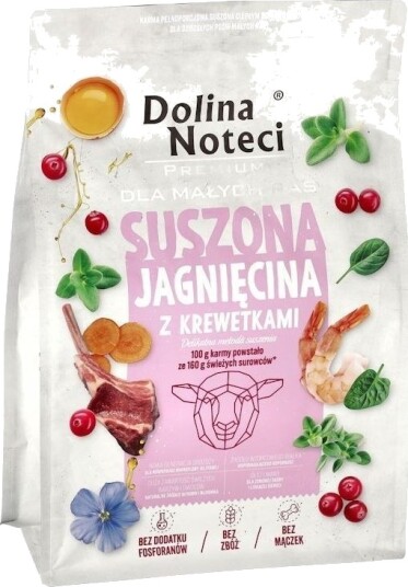 Dolina Noteci Premium Småraselamme Med Reker 3 kg