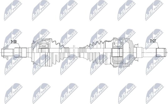 NTY NPW-CH-166 Drivaksel