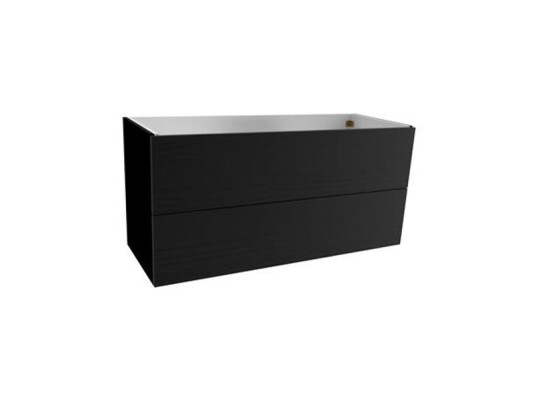 Vikingbad MIE 120DBL Servantskap slett sort eik Vikingbad MIE 120DBL Servantskap slett sort eik
