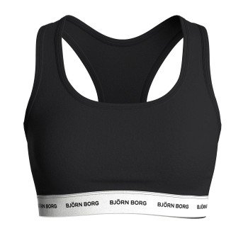 Björn Borg BH Logo Soft Top Helsvart bomull Medium Dame Björn Borg BH Logo Soft Top Helsvart bomull Medium Dame
