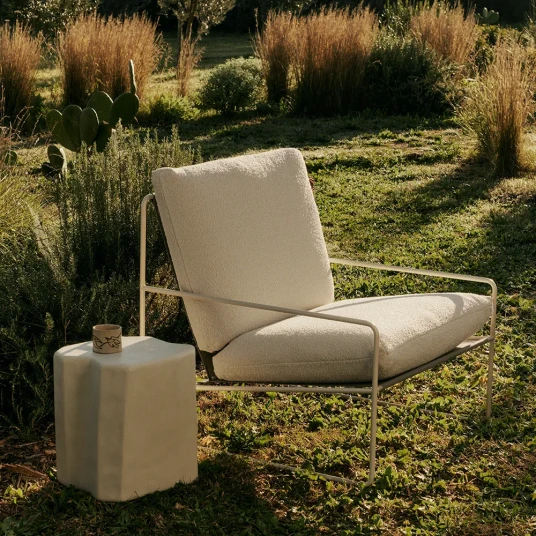 Ferm Living Desert Lenestol Cashmere/Off-white