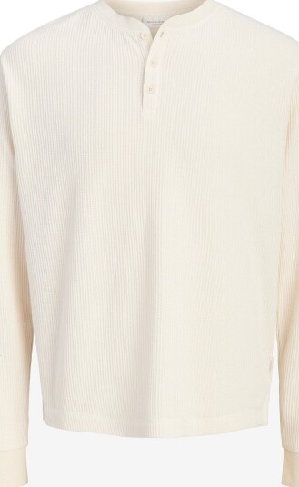Jack & Jones Jornorrebro Henley Ls Tee Sn   ANTIQUE WHITE   M