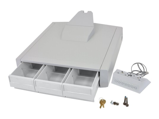Ergotron SV43 Primary Triple Drawer for LCD Cart monteringskomponent - grå, hvit