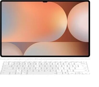 Samsung Galaxy Tab S10 Ultra Tab S9 Ultra Book Cover Keyboard White English Tastatur & Foliosett Hvit Samsung Galaxy Tab S10 Ultra Tab S9 Ultra Book Cover Keyboard White English Tastatur & Foliosett Hvit