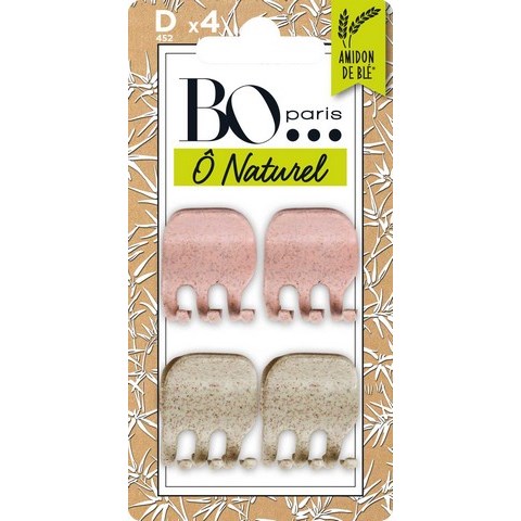 B&O Paris Crocodile Clips 4 pcs Pink/White B&O Paris Crocodile Clips 4 pcs Pink/White
