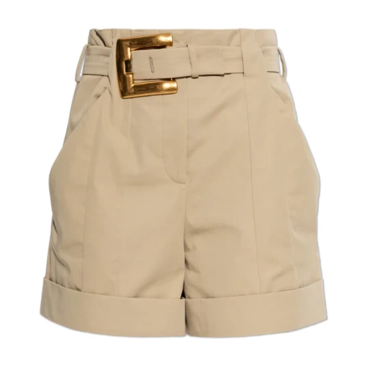 Balmain Dame Shorts Beige S,